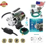 Powerful 0.1 HP Water Pump with Adjustable Height - Efficient Water Transfer