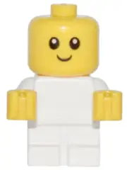 LEGO Baby - White Body with Yellow Hands With baby bottle Brand New!