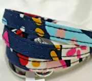 Vera Bradley's LANYARD in PAINTED PAISLEY Pattern, w Keyring, Lobster Clasp, NWT