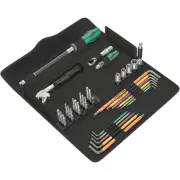 Wera 05134013001 Kraftform Kompakt F1 Window Screwdriving Tool Set, 35 Pc.