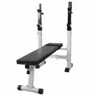 Fitness Workout Bench Straight Weight Bench vidaXL