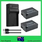 2x DMW-BLC12 Battery / Led Changer For Panasonic DMC-FZ2000 G5 G6 G7 G85 GH2 GX8
