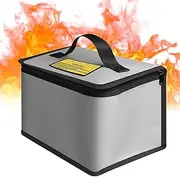 Fireproof Battery Storage Container | Battery Guard Pouch - Portable Organizer, Wear-Resistant Safety Boxes for Transportation and Charging