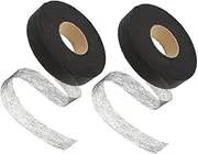 KALLORY Ironing Adhesive Tape 2 Rolls Iron on Fabric Hemming Tape for Clothes Curtains and Pillowcases for DIY