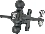 BulletProof Hitches Extreme Duty Sway Control Ball Mount Combinaion with 2" and 2-5/16" Solid Steel (Rated to 36,000 lbs)