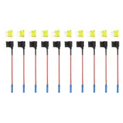 Fuse Tap 24V 12V Car Add A Circuit Fuse Tap with 20A Medium Fuses, 10pcs