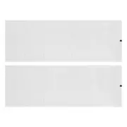 Chinese Computer Keyboard Stickers Clear Background With White Letter 2Pcs