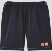 Uniqlo x Roger Federer Tennis Shorts Men's Us Size M 09 Black Rare