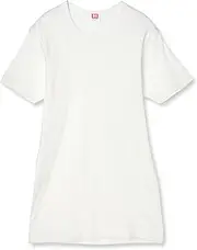 [BVD] B.V.D.(ビー・ブイ・ディ) B Bui Di Men's Undershirt, Cotton Warm, Cotton, 100% Cotton, Crew Neck T-Shirt, Brushed, Off-White, White (Off-White), LL