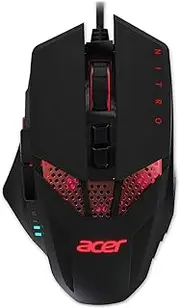 Acer Nitro Gaming Mouse – Customizable Weight to Maximize Your Gameplay, 8 Buttons and 6 Adjustable DPI Lighting