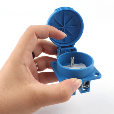 AC220V 16A Plug French Power Socket Waterproof Industrial Plug Connector