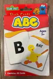New (Opened Box) Set of 50 Flash Cards for Learning Alphabet
