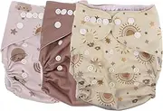 Toyvian Adjustable Reusable Cloth Diapers for Newborns Leakproof Design for Boys and Girls Comfortable Fit Easy to Wash for Daily Use and Swim Nappy Needs