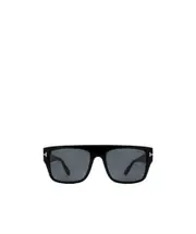 Tom Ford Eyewear Dunning Square Frame Sunglasses 55 Gray