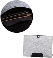 OFFSCH Office Products A4 Felt File Folders Portable Paper Organizer Bag Document Holder Briefcase for Travel