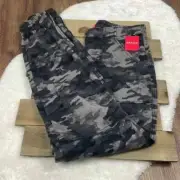 SPANX NWT Stretch Twill Cargo Jogger Blackwash Camo