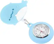 [LIFKOME] Nurse Pocket Watch Nurses Accessories for Work Watch for Nurse Women Watch Nurse Watches Nurses Fob Watch Watches for Women Clip Watch Black Fob Watches for Nurses Alloy Case