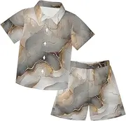 [Caihoyu] Little & Big Boy's Outfits Shirt Short Sets Baby Boy Clothes Summer Clothing