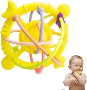 Teething Toys 6-12 Months | 360° Rotatable Baby Chew Toys Baby Rattle Teether Ball | Sensory Toys, Baby Rattle Toys, Baby Ball for Girl Or Boy, Babies, Expectant Mothers
