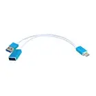 Type-C to USB Female OTG Adapter Cable w/ Power For Samsung Galaxy M15 M14 F15