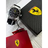 在飛比找蝦皮購物優惠-Scuderia Ferrari 法拉利34mm 手錶 矽膠