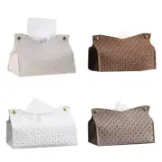 Rattan-Tissue Box Cover Facial-Tissue-Case Paper Dispenser Bathroom