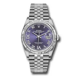 ROLEX 勞力士 126234 Datejust 蠔式經典 紫色VI鑽石面 -36mm