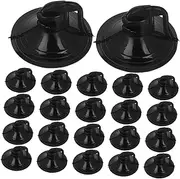Generic 100pcs Sun Visor Suction Cup Window Visor Suction Cups Car Window Shades Car Shade Sun Visor for Car Glass Suction Cup 38mm Mushroom Window Vacuum Cup Electric Sunshade PVC Black