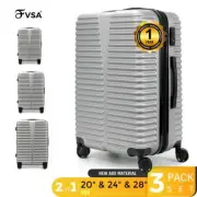 Luggage Sets Expandable PC+ABS Durable Suitcase with Spinner Wheels & TSA Lock T