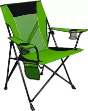 Ireland Green Outdoor Folding Chair With Dual Lock Feature 300 Lb Capacity