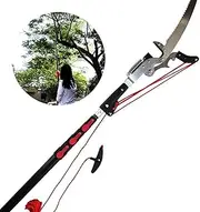 Telescopic Pole Saws 6M/20FT Professional Telescopic Tree Pruner Extendable Pruning Saw Gardening Landscaping Branch Saw Lopper Tools with Tempered Steel Blade Saw