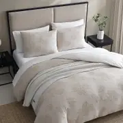Vera Wang Roses Jacquard 3 Piece Comforter Set, King
