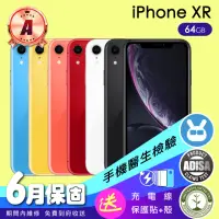 在飛比找momo購物網優惠-【Apple】A級福利品 iPhone XR 64G(6.1