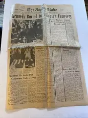 Kennedy Assassination Newspaper November 26 1963 The Joplin Globe Full Paper