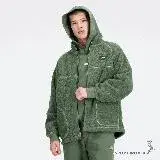 在飛比找遠傳friDay購物優惠-New Balance 男裝 立領外套 羊羔毛 美版 綠 M