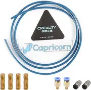Official Creality Capricorn Bowden PTFE Tubing XS Series 1 Meter for 1.75mm Filament with Die Spring, PC4-M6 Fittings and PC4-M10 Fittings for Ender 3/3 V2/3 Pro/5/5 Pro/5 Plus/CR-10 3D Printer