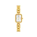Elite Ladies Tank Geo Watch in Gold