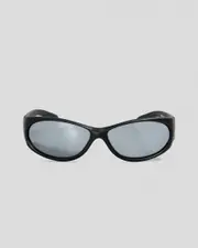 [Ritual Vision] Ritual Vision Men's Demon Speed Polarised Sunglasses in Matte Black/Silver Grey One Size Matte Black/Silver Grey