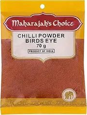 Maharajah's Choice Birds Eye Chilli Powder, 10 x 70 g