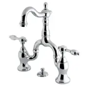 Kingston Brass KS797TAL Tudor 1.2 GPM Bridge - Chrome