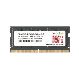 【v-color】DDR5 5600 32GB 筆記型記憶體(SO-DIMM)