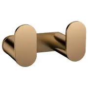 Curvae Double Robe Hook