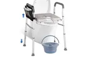 Altus Heavy Duty Bedside Commode Raised Toilet Seat Padded Seat