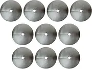 Generic 10Pcs Tree Mulch Rings for Weed Control Non Woven Plant Cover Degradable Moisturizing Protection Mats Fruit Tree Protector, Argent