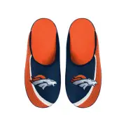FOCO NFL Men's NFL Denver Broncos 2022 Big Logo Color Edge Slippers