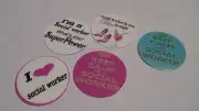 Pre Cut One Inch Bottle Cap Images Social Worker Free Ship