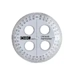 【COX 三燕】圓形尺 10CM C10(量角器)