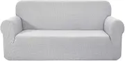 Artiss Sofa Cover, 3 Seater Couch Lounge Covers Stretch Armchair Slipcover Couches Protector Home Living Room Furniture, Highly Stretchable Anti-Slip Soft Thick Machine Washable Grey