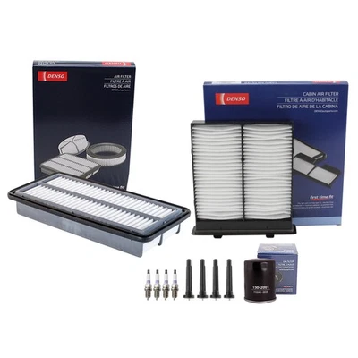 Denso Tune Up Kit 4 Spark Plug Boots Kit for Suzuki SX4 Base JLX JX Sport 2.0 L4 (for: Suzuki)