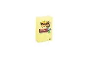 Post-It Lined Super Sticky Notes Canary Yellow 101 x 152mm 5-Pack 70071208626
